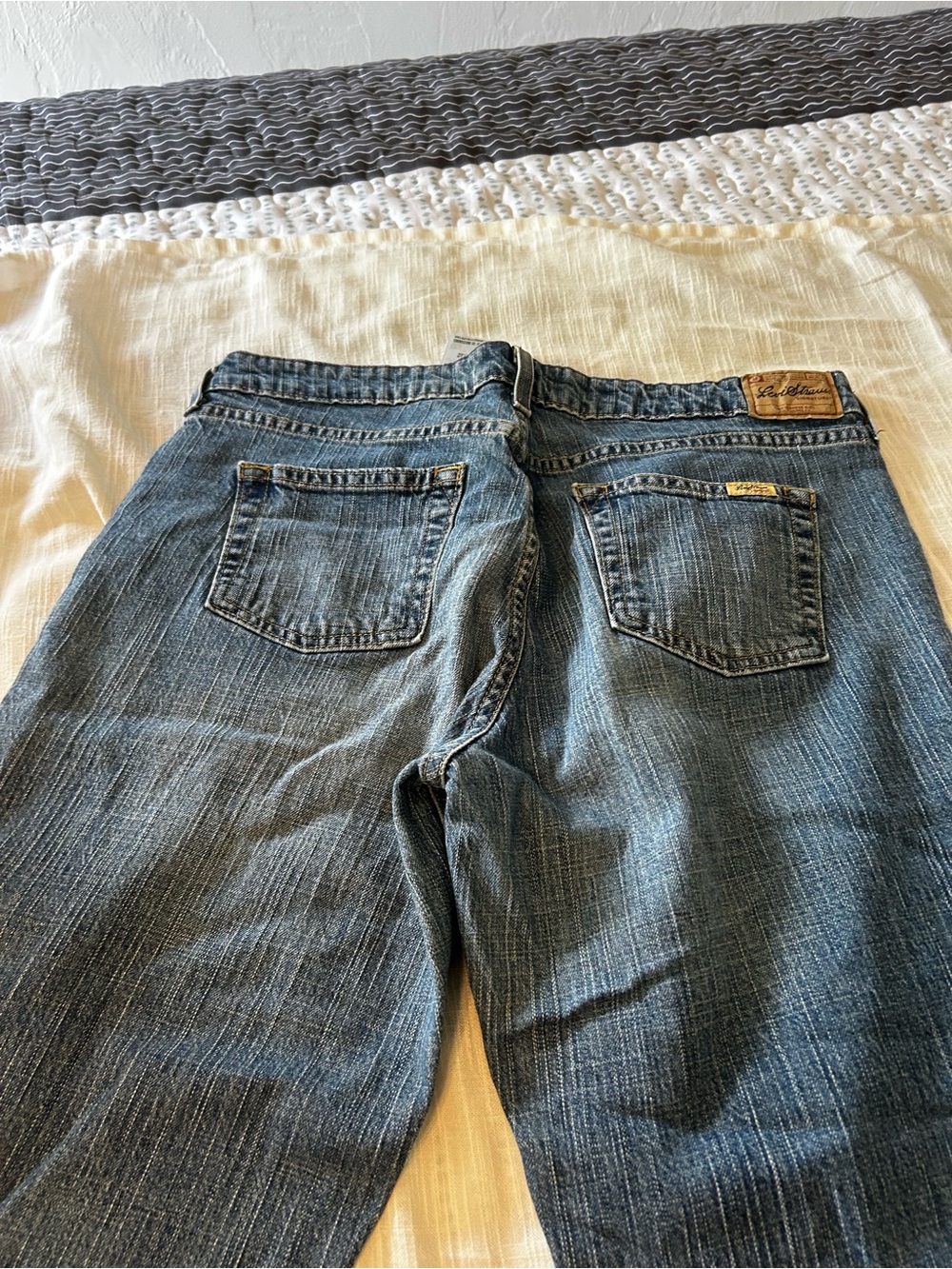 Levi’s Signature Blue Denim Low Rise Bootcut Jeans